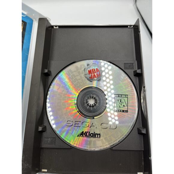 NBA Jam Sega CD Authentic Complete CIB Manual - Tested - Picture 5 of 8